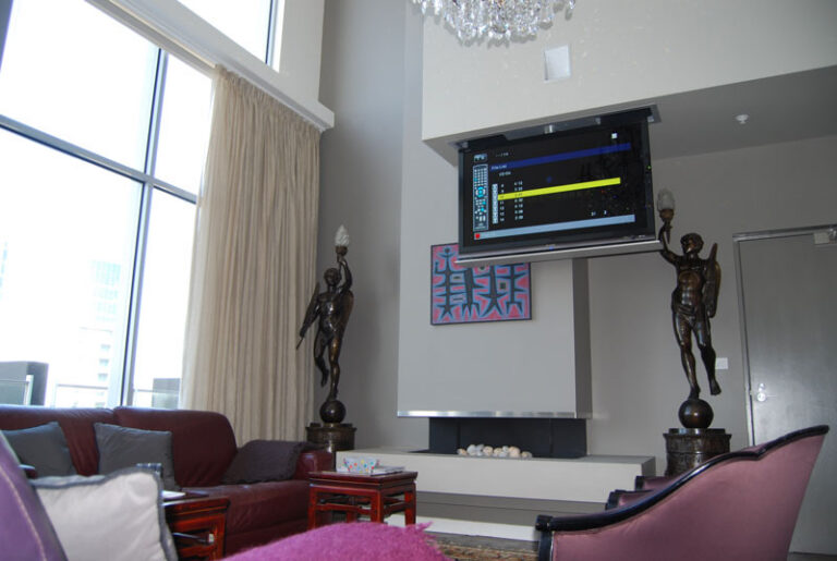 Maximise apartment space with motorised TV lifts