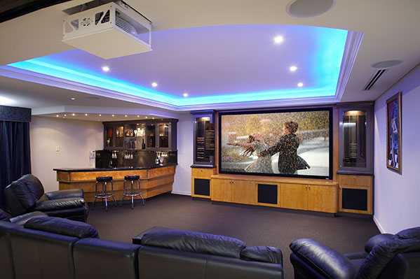 Home Theatre System with Motorised Projector Lift