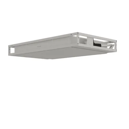 Spartan motorised ceiling TV lift in a residential interior